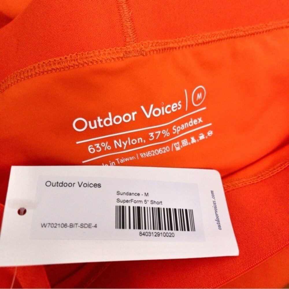 NWT Outdoor Voices SuperForm 5" Short M Sundance High Waisted Training - Picture 4 of 9